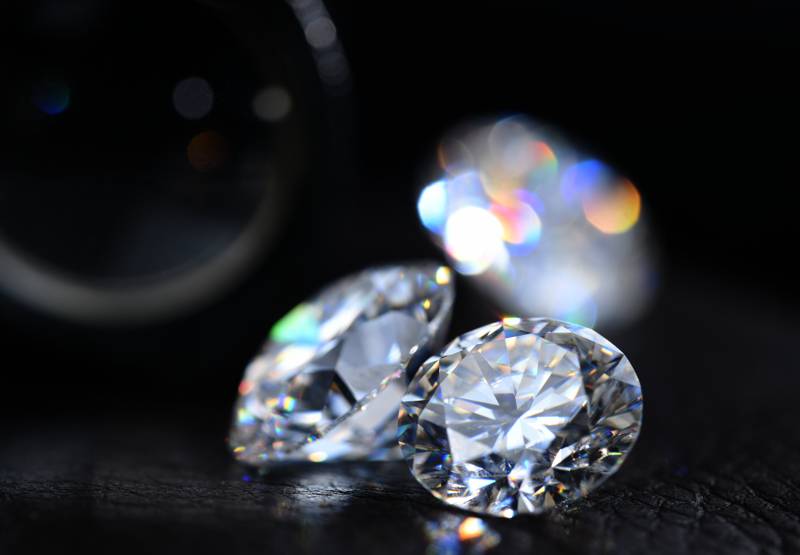 sparkling diamonds